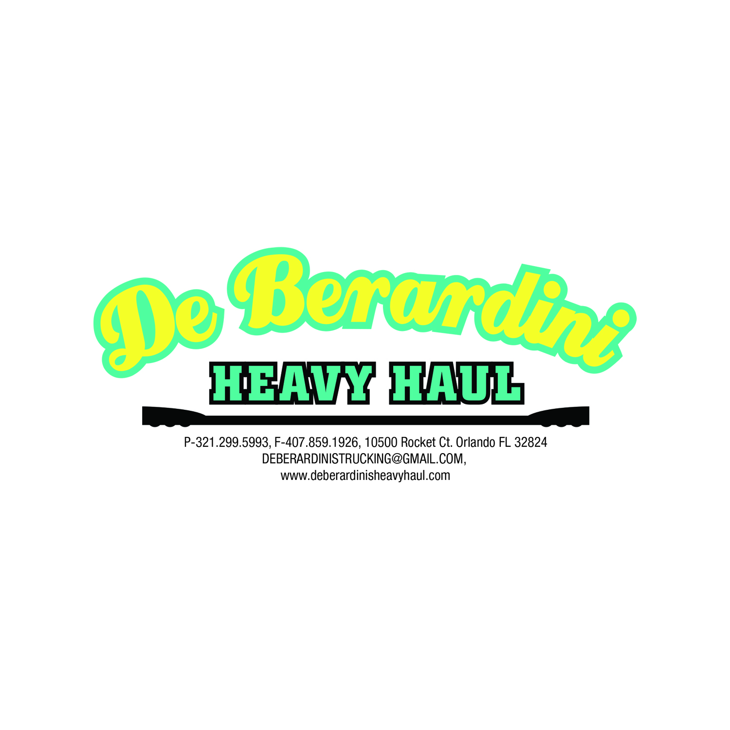 Logo Design by Taiki Design for DEBERADINIS HEAVY HAUL | Design #10999890