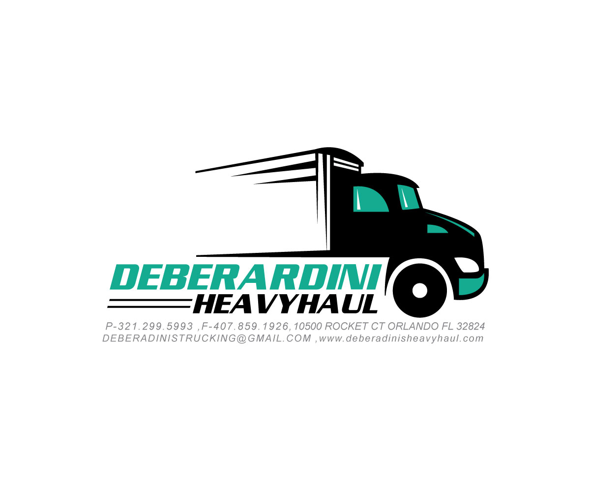 Logo Design by motionlogo101 for DEBERADINIS HEAVY HAUL | Design #11004509