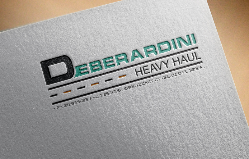 Logo Design by uzzaman for DEBERADINIS HEAVY HAUL | Design #10989940