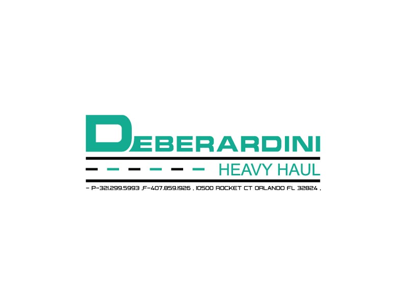 Logo Design by uzzaman for DEBERADINIS HEAVY HAUL | Design #10989942