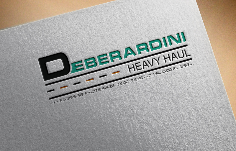 Logo Design by uzzaman for DEBERADINIS HEAVY HAUL | Design #10989943