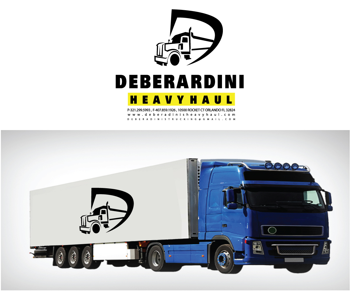 Logo Design by e-graphics for DEBERADINIS HEAVY HAUL | Design #10991861