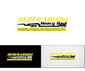 Logo Design by e-graphics for DEBERADINIS HEAVY HAUL | Design: #10992838