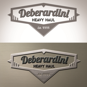 Logo Design by Cody Rostron for DEBERADINIS HEAVY HAUL | Design: #10988502