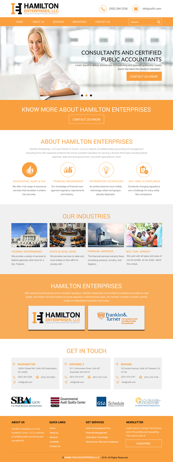 Web Design by rightway for this project | Design #11009415
