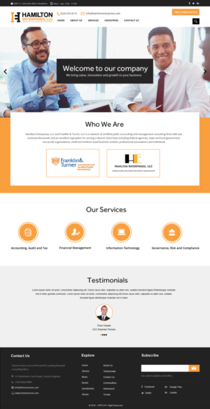Web Design by Xclusive Designers for this project | Design: #10993792