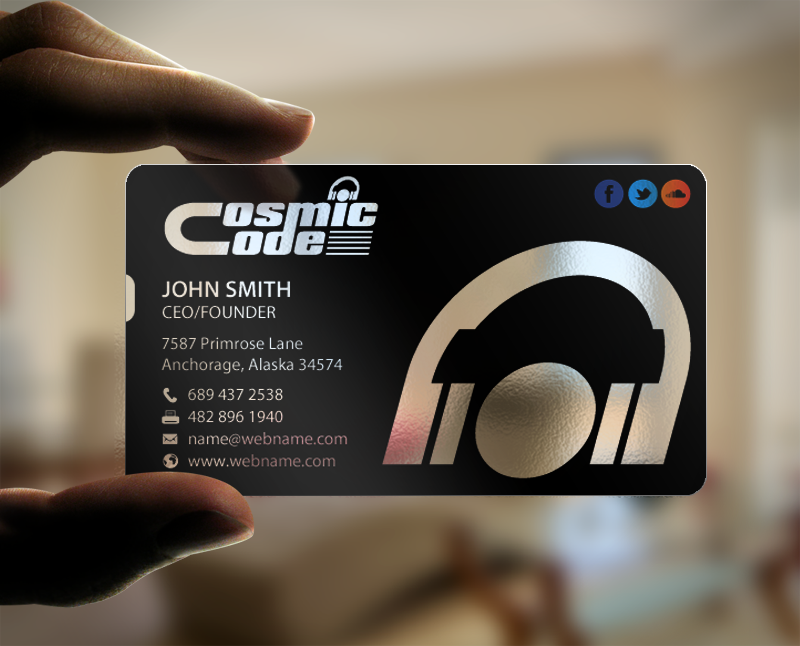 Lovely 33 Professional Dj Business Card Design