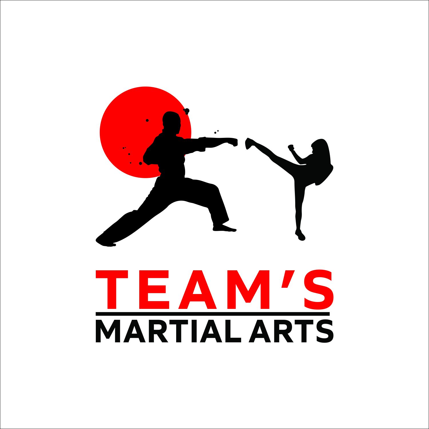 Logo-Design von Vyush für Team Martial Arts | Design #11746022