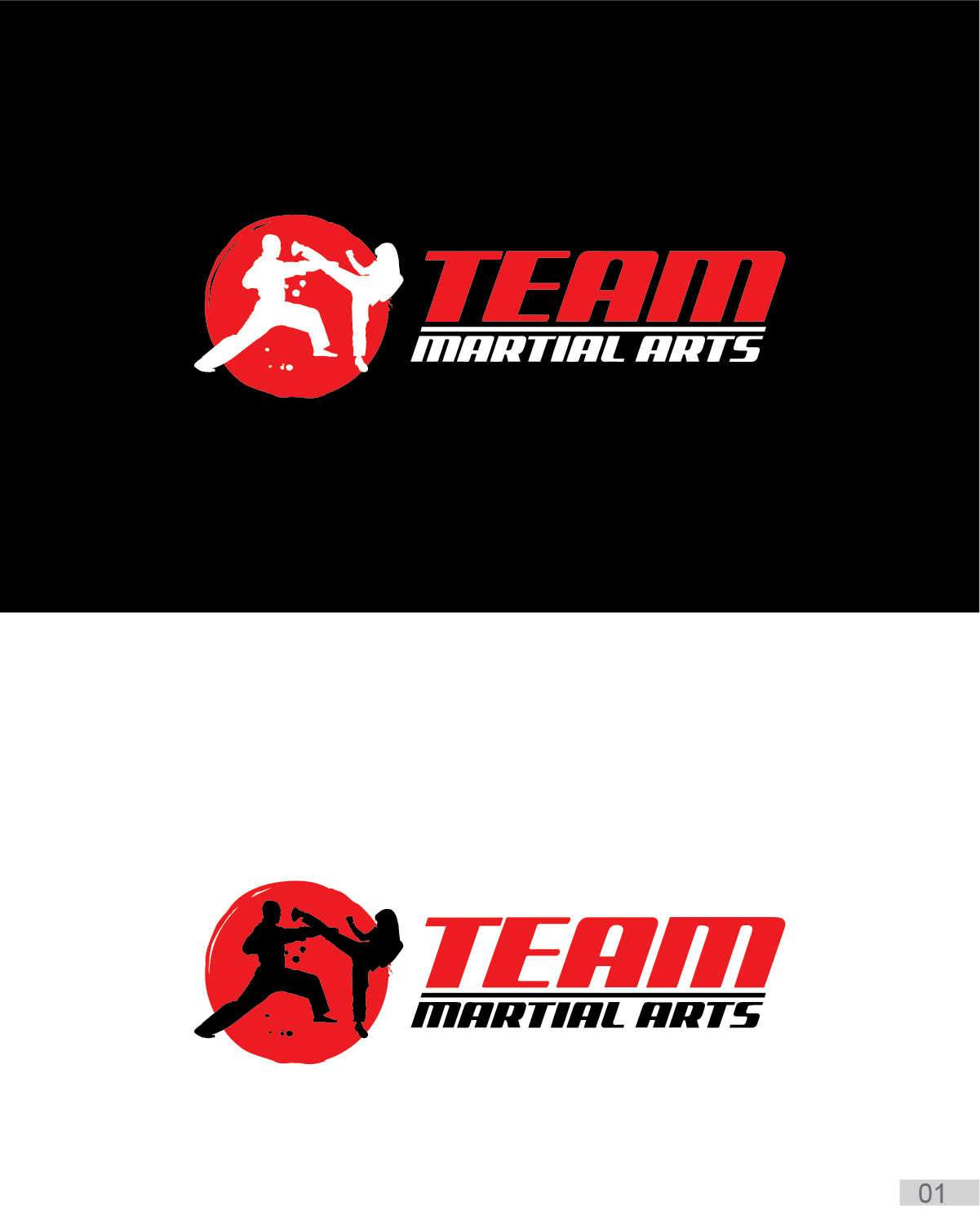 Logo Design by 3Guys for Team Martial Arts | Design #11709118