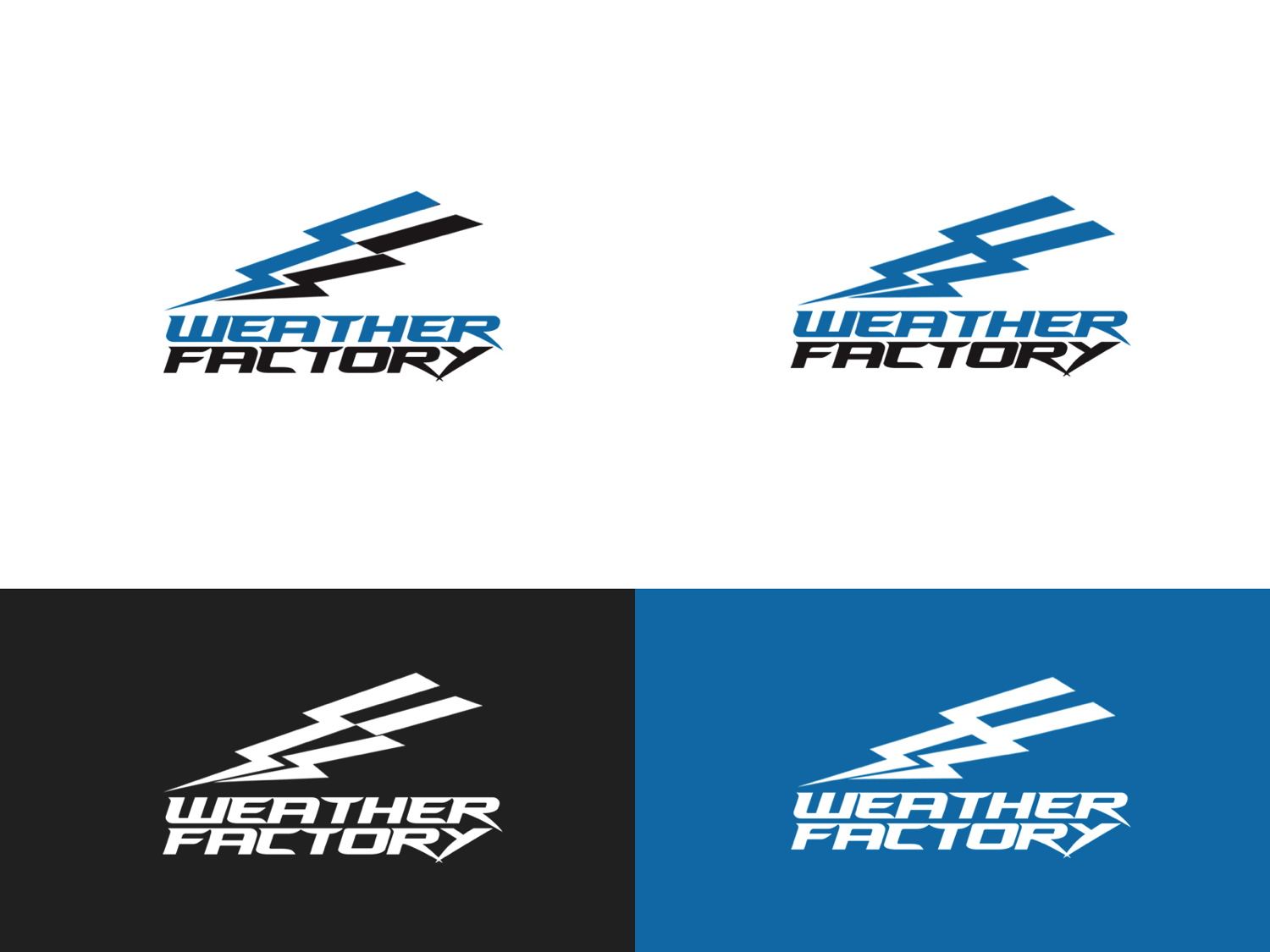 Logo Design by pb for Weather Factory | Design #11025874