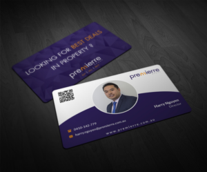 Premierre Group Real Estate Company business cards | Business Card Design by Pointless Pixels India