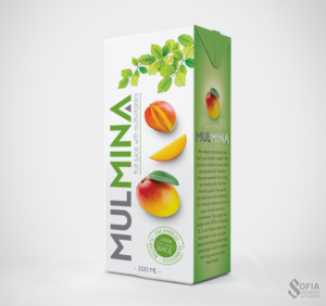 Multivitamin fruit drink in tetrapak | Diseño de Etiqueta por SofiaDesignStudio