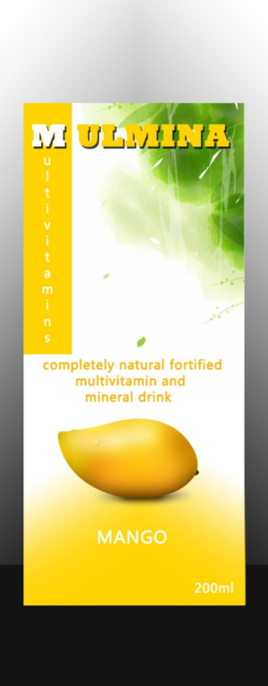 Multivitamin fruit drink in tetrapak | Label Design by edge design