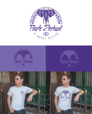T-shirt Design by debdesign for purple elephant clothing | Design: #11032463