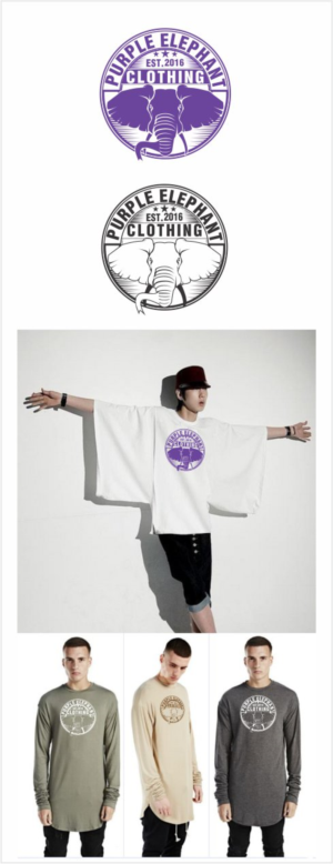 T-shirt Design by creative.bugs for purple elephant clothing | Design: #11026282