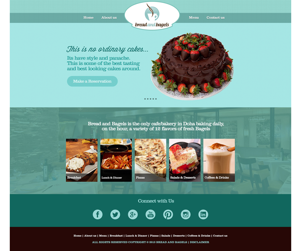 Restaurant Web Design for a Company by Creative Anbu Design 2298854