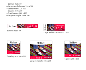 Banner Ad Design by uk for Mr Hare Ltd | Design: #11002499