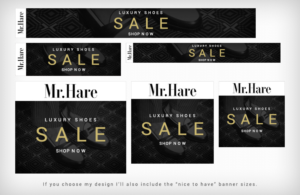 Banner Ad Design by Levardos for Mr Hare Ltd | Design: #11009367