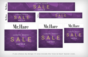 Banner Ad Design by Levardos for Mr Hare Ltd | Design: #11009419