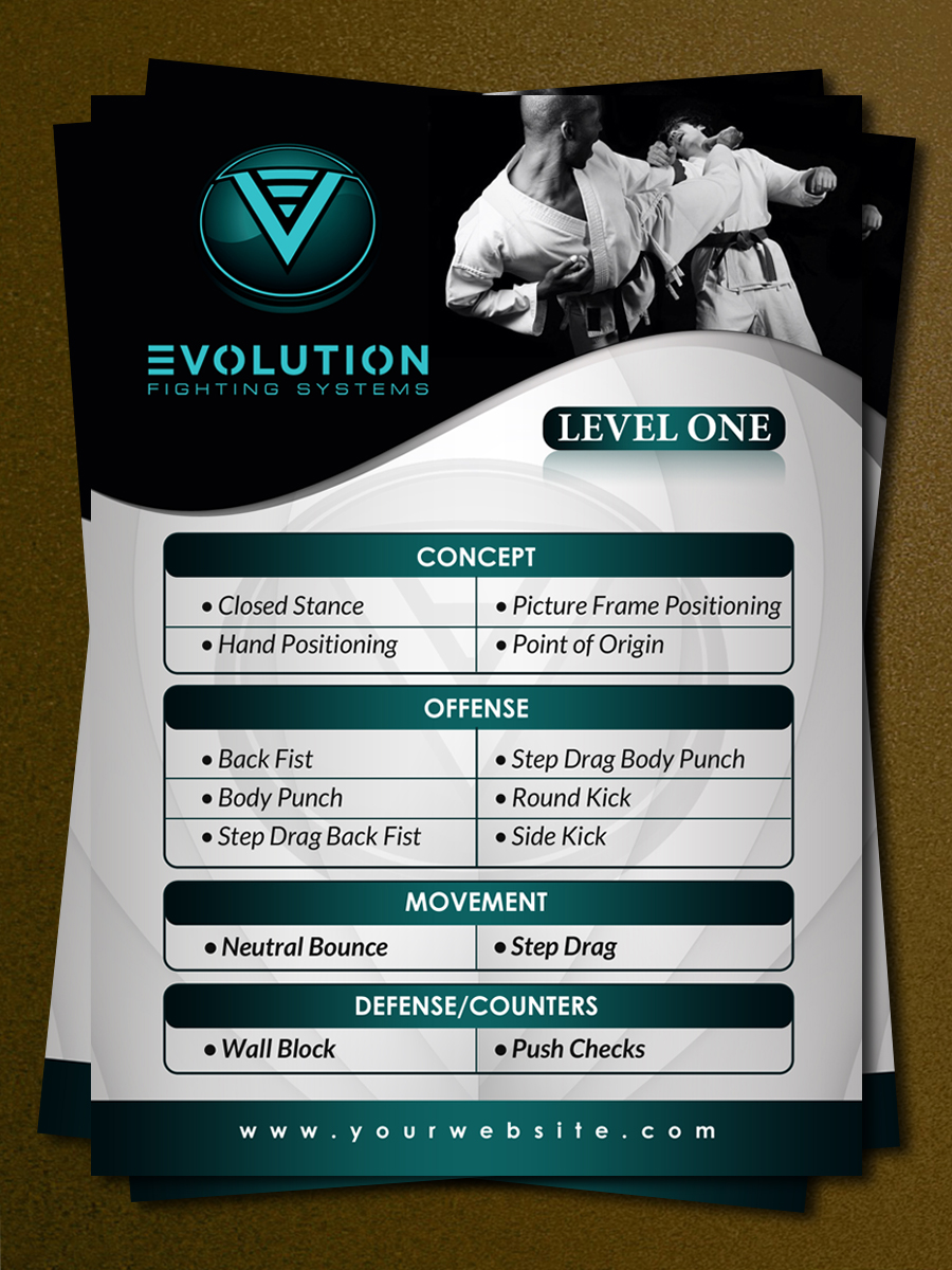 Print Design by debdesign for Evolution Fighting Systems | Design #11033757