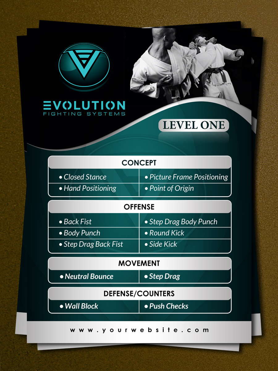 Print Design by debdesign for Evolution Fighting Systems | Design #11033791