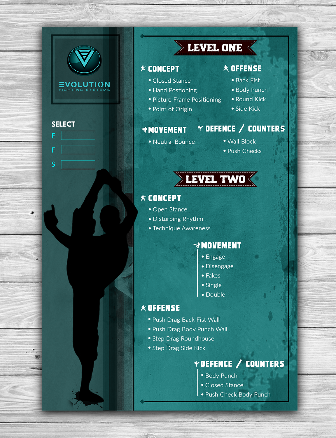 Print Design by SAI DESIGNS for Evolution Fighting Systems | Design #11095195