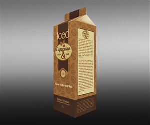 Graphical design for food product in 1 Liter carton | Packaging Design by Cari Lopez