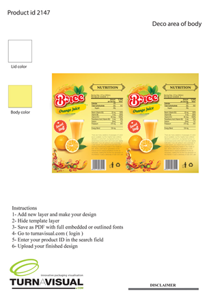 Graphical design for food product in 1 Liter carton | Packaging Design by Visualland