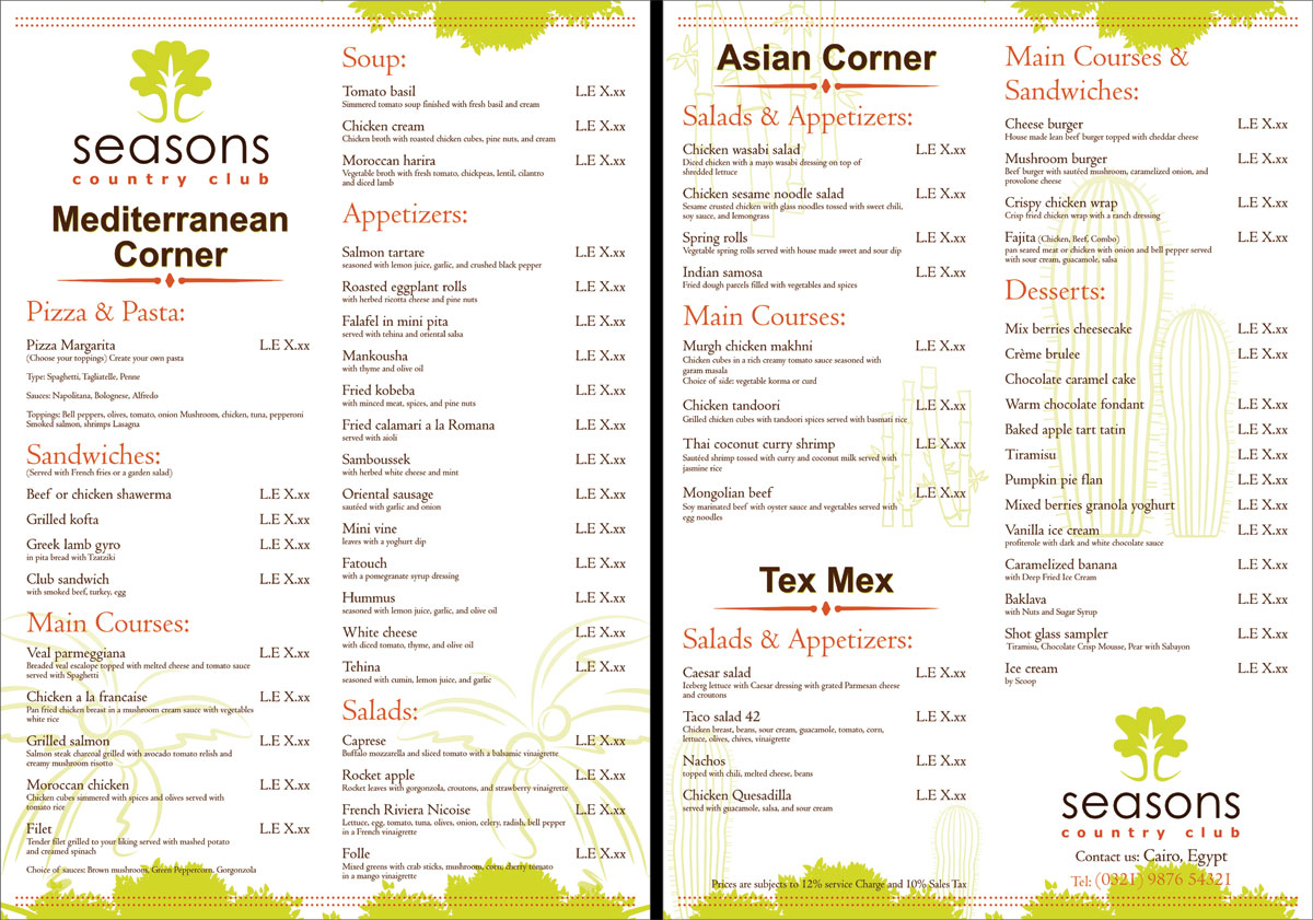 Design de Menu par Neha Dsouza pour ce projet | Design #2305004