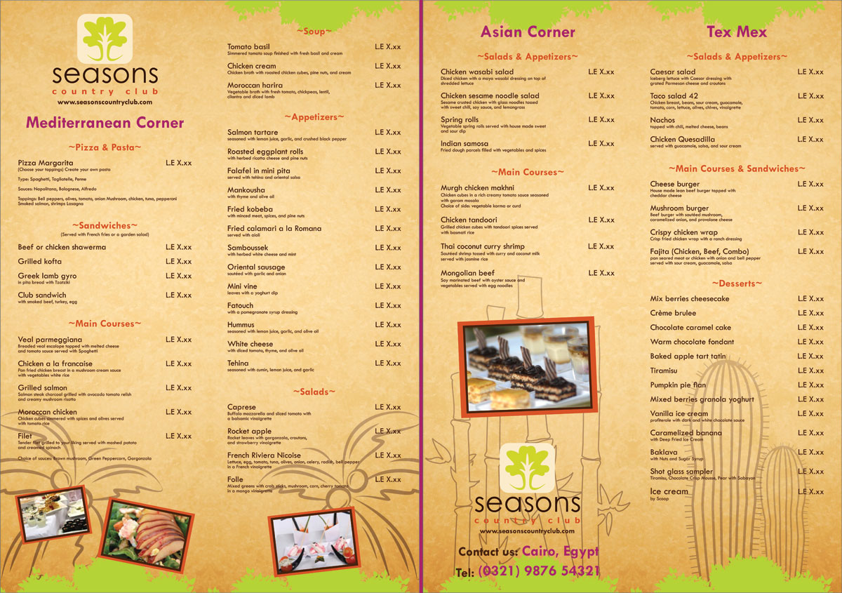Menu Design by Neha Dsouza for this project | Design #2310191