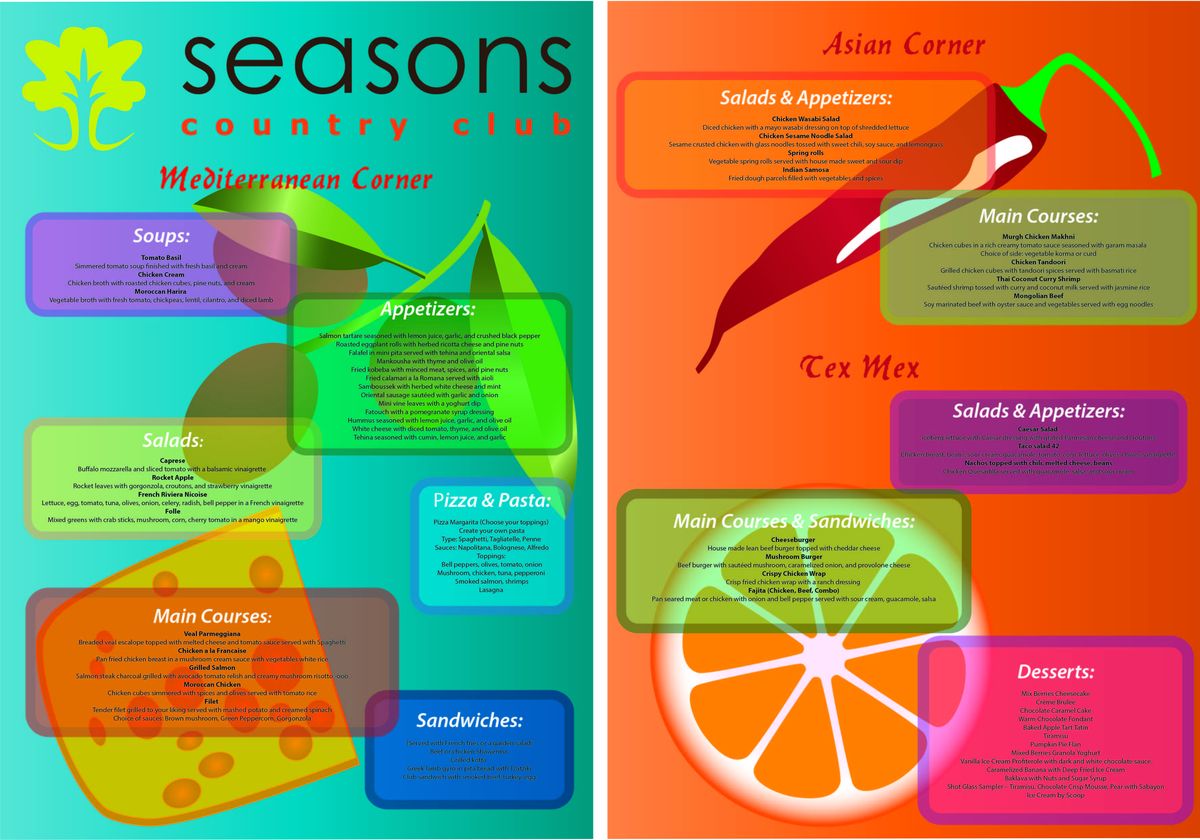 Menu Design by aleksandra baranowska for this project | Design #2314530