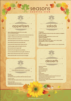 Menu Design by TonyFitz317 for this project | Design: #2287997