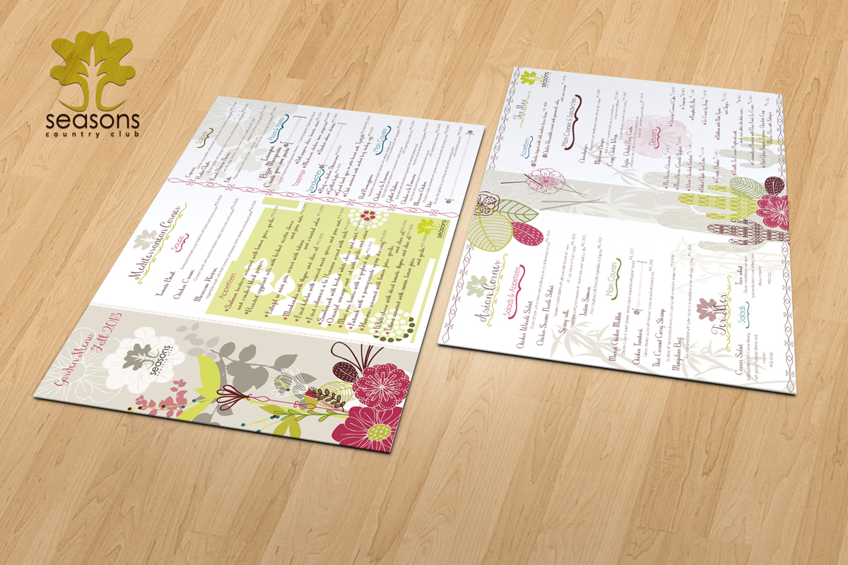 Menu Design by pulsocg for this project | Design #2297081