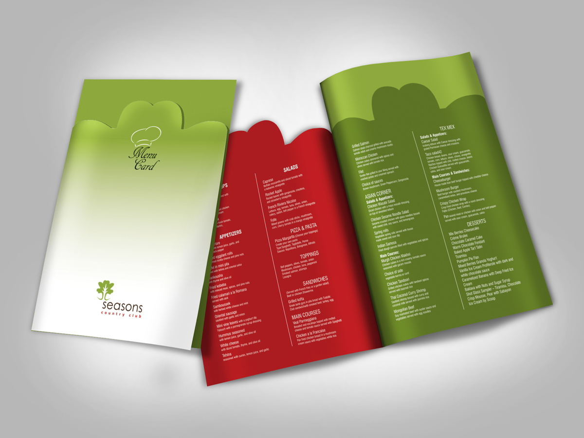 Menu Design by atularts for this project | Design #2307239