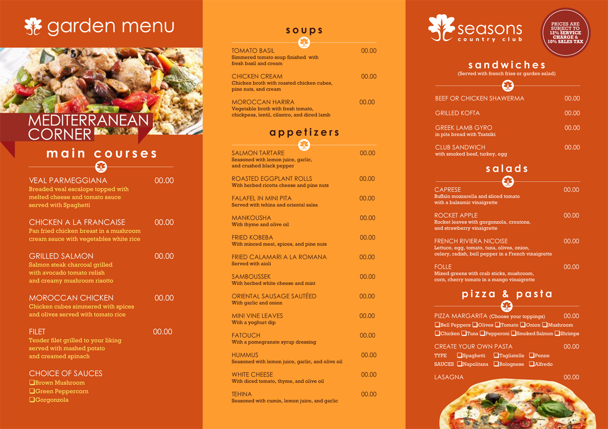 Menu Design by nurmaili for this project | Design #2291247
