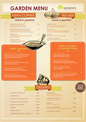 Menu Design by nurmaili for this project | Design: #2309676