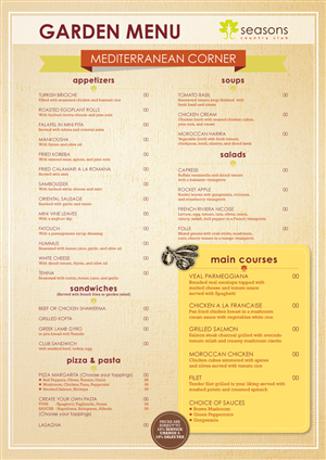 Menu Design by nurmaili for this project | Design: #2310099