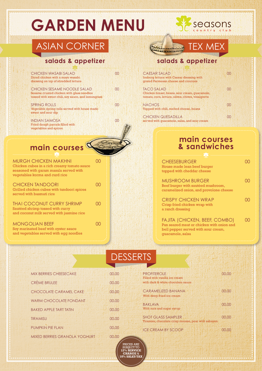 Menu Design by nurmaili for this project | Design #2310103