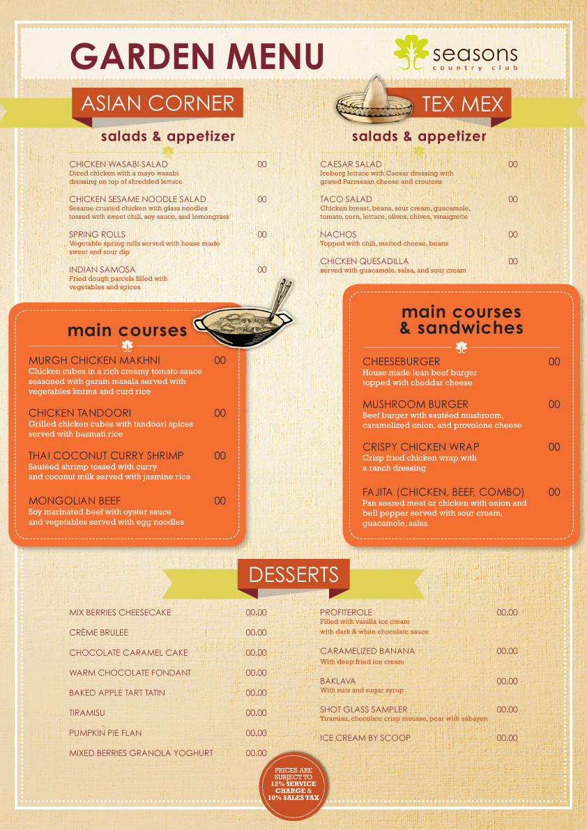 Menu Design by nurmaili for this project | Design #2315757