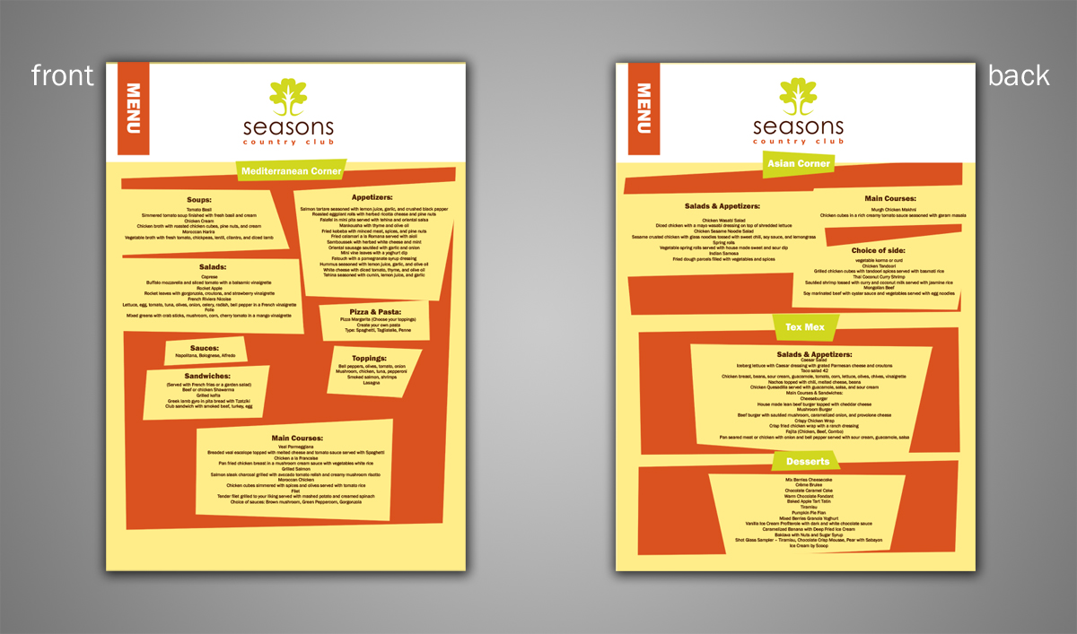 Menu Design by Donn Marlou Ramirez for this project | Design #2311453