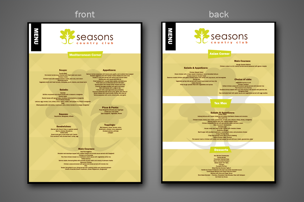 Menu Design by Donn Marlou Ramirez for this project | Design #2311672