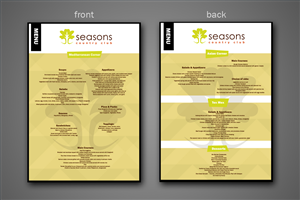 Garden Menu | Design de Menu par Donn Marlou Ramirez