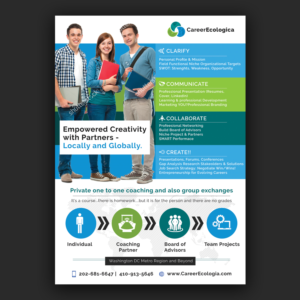 CareerEcologia: Course with Coaching for Next Generation Leaders - needs brochure designer!  | Diseño de Flyer por Kishaloy_D