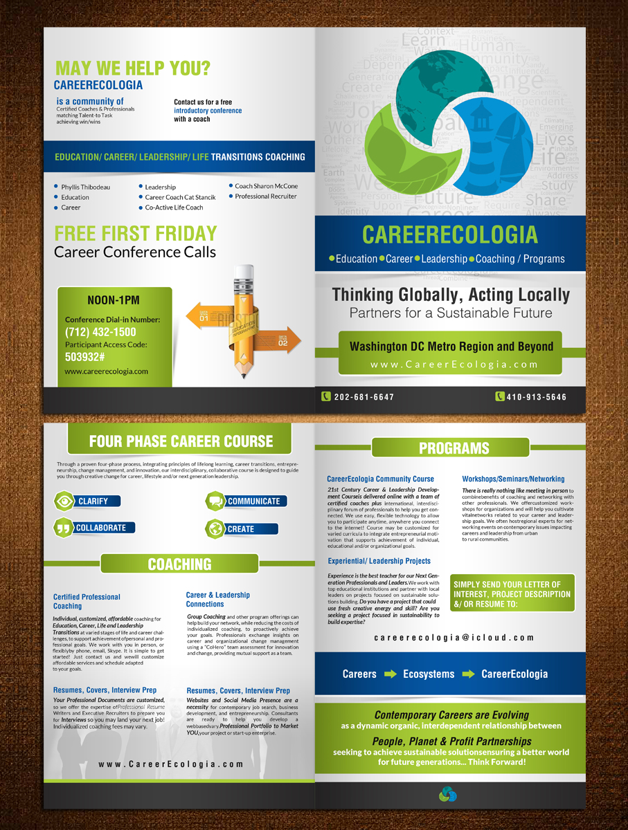 Flyer Design by creative.bugs for Chesapeake Career Consulting, LLC  | Design #11130834