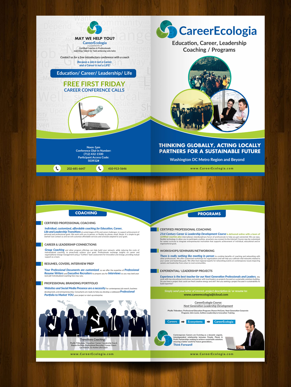 Flyer Design by innovative earth for Chesapeake Career Consulting, LLC  | Design #11131739