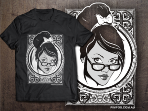 T-Shirt Design for quirky Women in Australia - Pimpos Australia