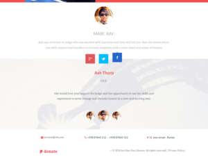 Web Design by Marc Ray for this project | Design: #11024730