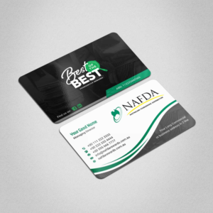 Business Card Design by INDIAN_Ashok for NAFDA Limited | Design: #11004356