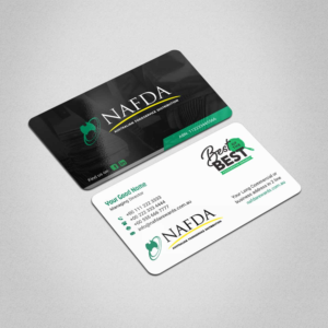 Business Card Design by INDIAN_Ashok for NAFDA Limited | Design: #11004357