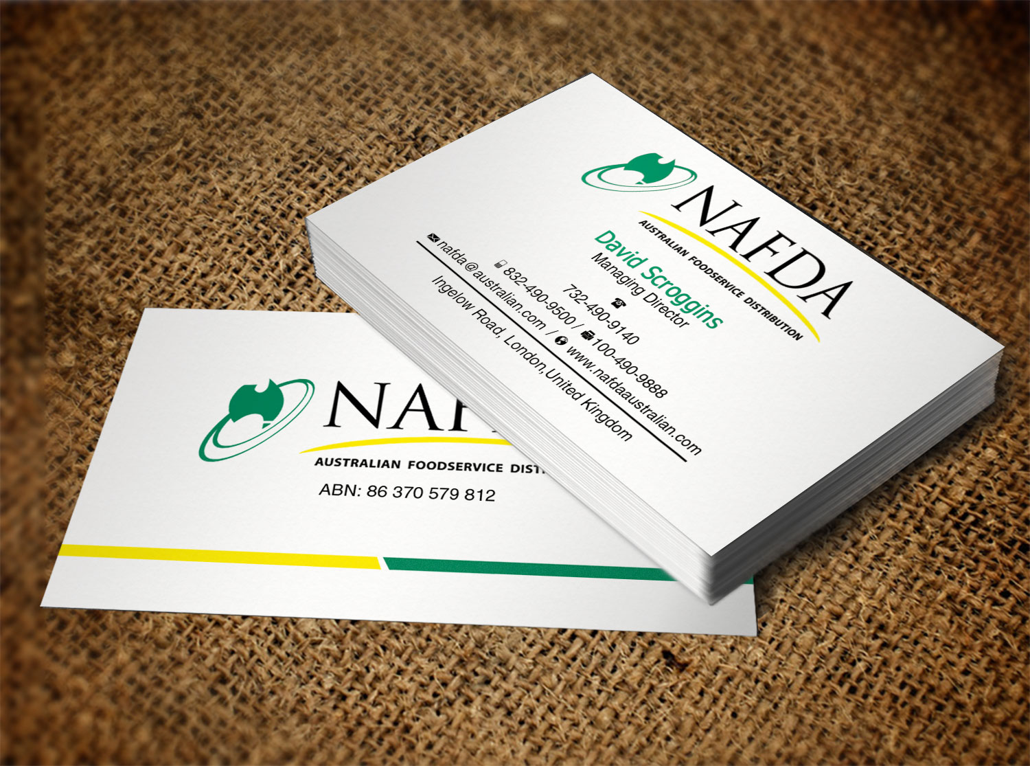 Business Card Design by Lanka Ama for NAFDA Limited | Design #11009817